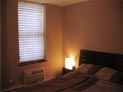 Silhouette shade for bedroom window in New York City