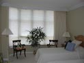 Duette shades and drapes  for bedroom windows in Manhattan, NYC
