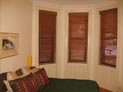 Wood blinds for bedroom windows in New York City