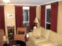 Cotton draperies for den windows in Long Island, NY