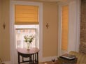 Flat roman shade with ribs for windows in Manhattan, NY