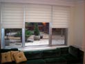 Soft fold roman shades for living room windows in Long Island, NY