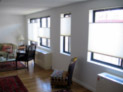 Top down bottom up cellular shades for an apartment located in lower Manhattan