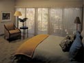 Luminette shades in master bedroom