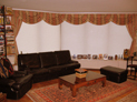 Swags and drapes along with cellular shade in Manhattan, NY
