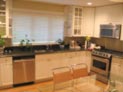 Wood blinds for kitchen window in Westchester, NY
