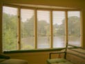 Wood blinds for bedroom  window in Westchester, NY