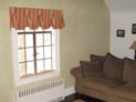 Graber wood blinds with top treatment in Queens