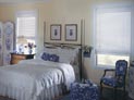 Woven wood shades for master bedroom windows